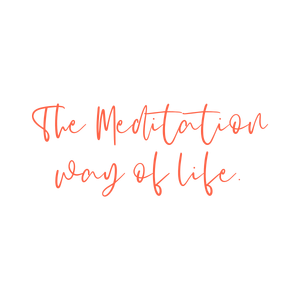 the meditation way of life quote SVG PNG design