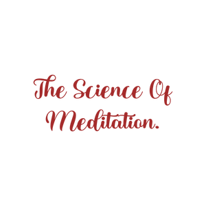 the science of meditation quote SVG PNG design