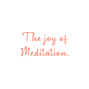the joy of meditation quote SVG PNG design with an uplifting message