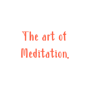 the art of meditation quote SVG PNG design