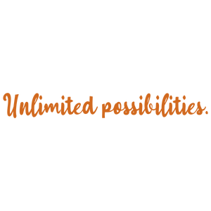 unlimited possibilities quote SVG PNG design with bold lettering, an uplifting message