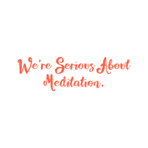 we're serious about meditation quote SVG PNG design