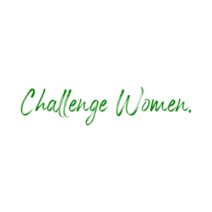 challenge women quote SVG PNG design with bold lettering