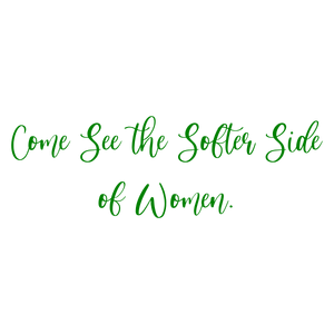 come see the softer side of women quote SVG PNG design