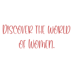 discover the world of women quote SVG PNG design with hand-drawn style