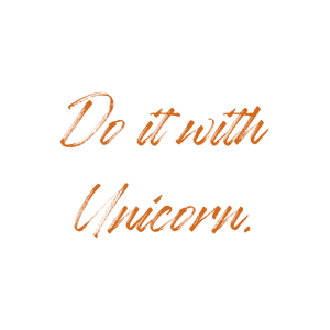 do it with unicorn quote SVG PNG design with bold lettering