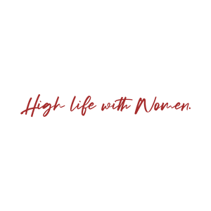 high life with women quote SVG PNG design with bold lettering