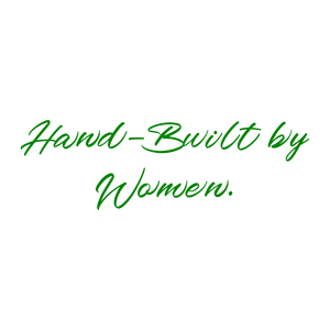 hand built by women quote SVG PNG design with bold lettering, an uplifting message