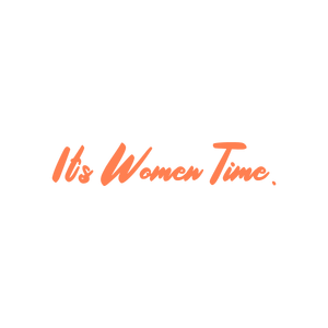 it's women time quote SVG PNG design with bold lettering, an uplifting message