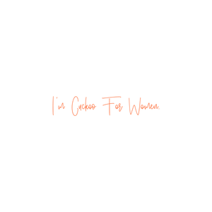 i'm cuckoo for women quote SVG PNG design with bold lettering, an uplifting message