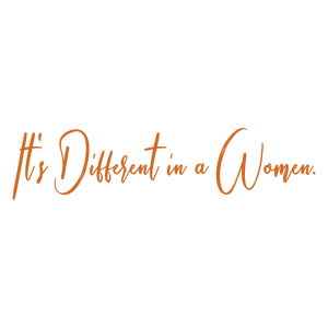 it's different in a women quote SVG PNG design with bold lettering, an uplifting message