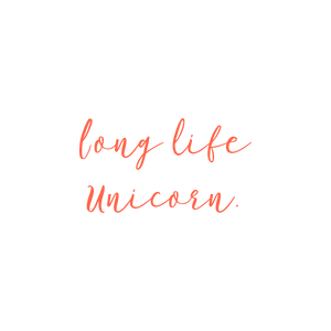 long life unicorn quote SVG PNG design with bold lettering, an uplifting message
