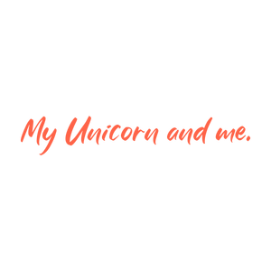 my unicorn and me quote SVG PNG design with bold lettering