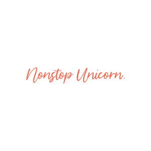 nonstop unicorn quote SVG PNG design with bold lettering, an uplifting message