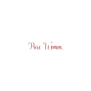 pure women quote SVG PNG design with bold lettering