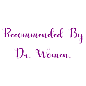 recommended by dr women quote SVG PNG design with bold lettering