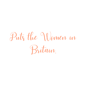puts the women in britain quote SVG PNG design with an uplifting message