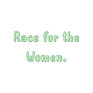 race for the women quote SVG PNG design with bold lettering, an uplifting message