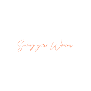 swing your women quote SVG PNG design with hand-drawn style, an uplifting message