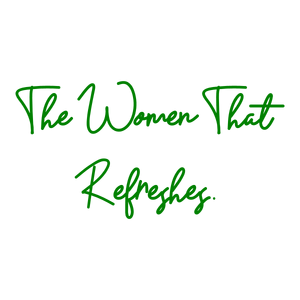 the women that refreshes quote SVG PNG design with bold lettering, an uplifting message