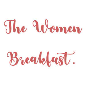 the women breakfast quote SVG PNG design with bold lettering
