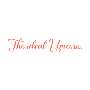 the ideal unicorn quote SVG PNG design with bold lettering, an uplifting message