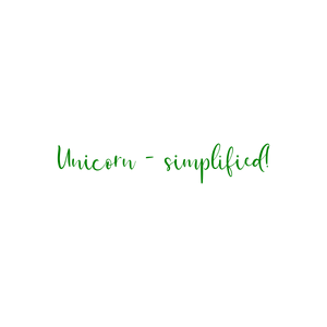 unicorn simplified quote SVG PNG design