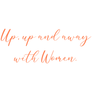 up and away with women quote SVG PNG design with an uplifting message
