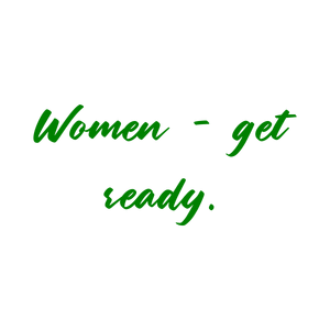 women get ready quote SVG PNG design with bold lettering