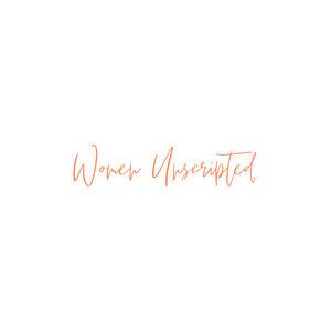 women unscripted quote SVG PNG design with bold lettering, an uplifting message