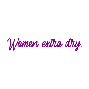women extra dry quote SVG PNG design with bold lettering
