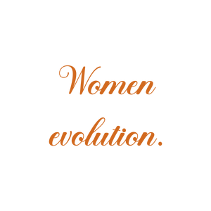 women evolution quote SVG PNG design with bold lettering