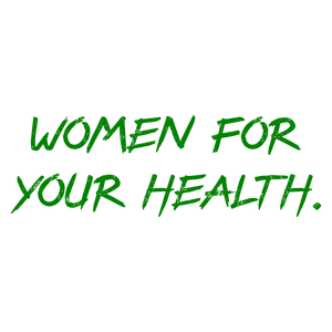women for your health quote SVG PNG design with hand-drawn style, bold lettering, an uplifting message