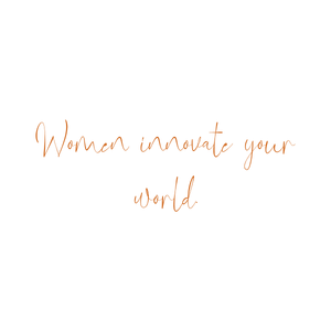 women innovate your world quote SVG PNG design with an uplifting message