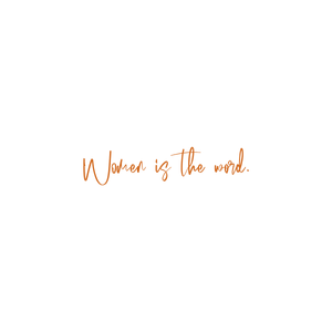 women is the word quote SVG PNG design