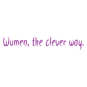 women the clever way quote SVG PNG design with bold lettering, an uplifting message