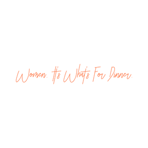 women it's what's for dinner quote SVG PNG design with bold lettering