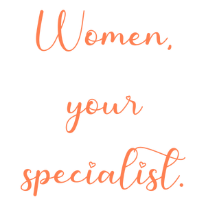 women your specialist quote SVG PNG design with bold lettering
