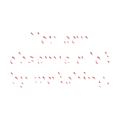 you can observe a lot by watching quote SVG PNG design with bold lettering, an uplifting message