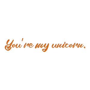 you're my unicorn quote SVG PNG design