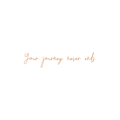 your journey never ends quote SVG PNG design