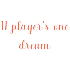 11 player's one dream quote SVG PNG design with bold lettering