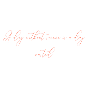 a day without soccer is wasted quote SVG PNG design