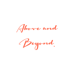 above and beyond quote SVG PNG design with an uplifting message
