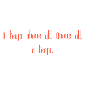 a team above all teamt0ticlso3bw quote SVG PNG design with bold lettering