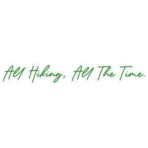 all hiking the time quote SVG PNG design with bold lettering