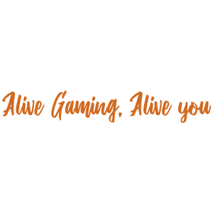 alive gaming you quote SVG PNG design with bold lettering