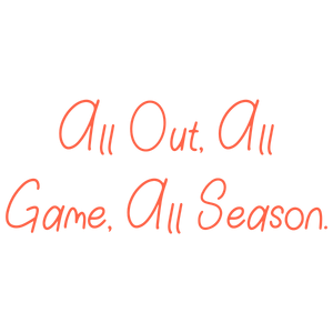 all out game season quote SVG PNG design with bold lettering