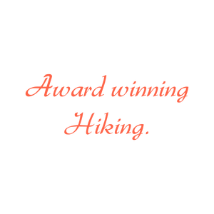 award winning hiking quote SVG PNG design