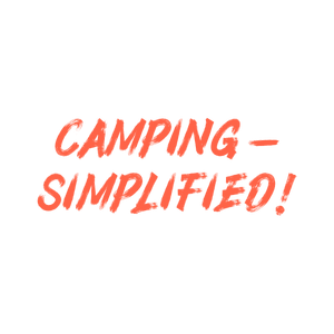 camping simplified quote SVG PNG design with bold lettering